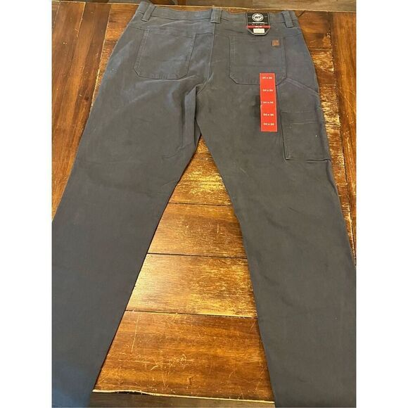 WP Weatherproof Cargo Utility Everyday Stretch Flex Waistband Straight Fit Pant - Picture 4 of 5